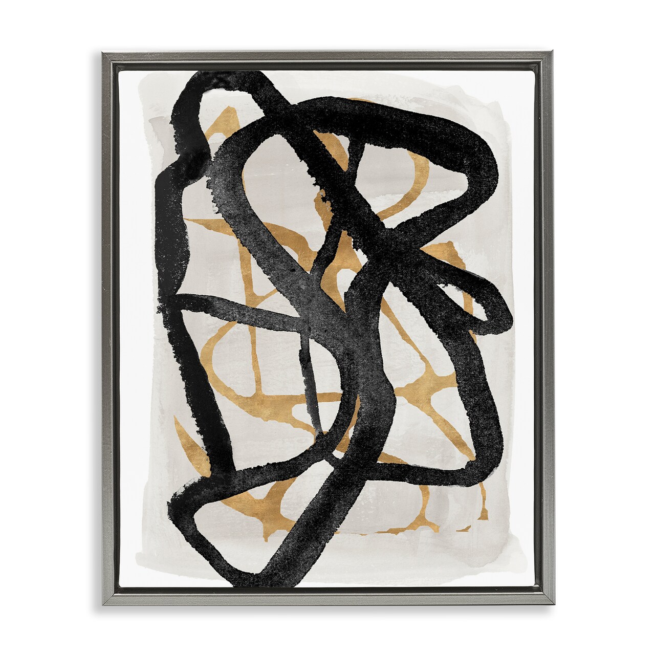 Stupell Industries Expressive Hindsight in Black Floating Frame, design by Lucille Price